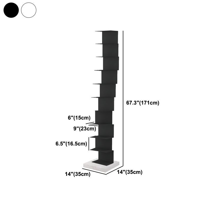 Closed Back Bookcase Contemporary Style Invisible Bookshelf for Study Room and Office Clearhalo 'Bookcases' 'furn' 'furn_bookcases' 'Furniture' 'furniture_bookcases' 'Office Furniture' 5087006