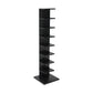 Closed Back Bookshelf Contemporary Style Invisible Bookcase for Study Room and Office 13.8"L x 13.8"W x 56.4"H Black Clearhalo 'Bookcases' 'furn' 'furn_bookcases' 'Furniture' 'furniture_bookcases' 'Office Furniture' 5087009