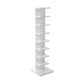 Closed Back Bookshelf Contemporary Style Invisible Bookcase for Study Room and Office 13.8"L x 13.8"W x 56.4"H White Clearhalo 'Bookcases' 'furn' 'furn_bookcases' 'Furniture' 'furniture_bookcases' 'Office Furniture' 5087014