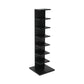 Closed Back Bookshelf Contemporary Style Invisible Bookcase for Study Room and Office 13.8"L x 13.8"W x 49.5"H Black Clearhalo 'Bookcases' 'furn' 'furn_bookcases' 'Furniture' 'furniture_bookcases' 'Office Furniture' 5087017