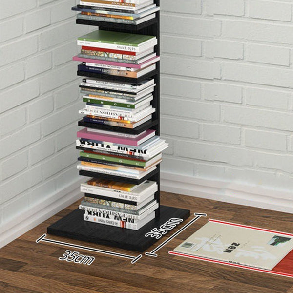 Closed Back Bookshelf Contemporary Style Invisible Bookcase for Study Room and Office Clearhalo 'Bookcases' 'furn' 'furn_bookcases' 'Furniture' 'furniture_bookcases' 'Office Furniture' 5087020