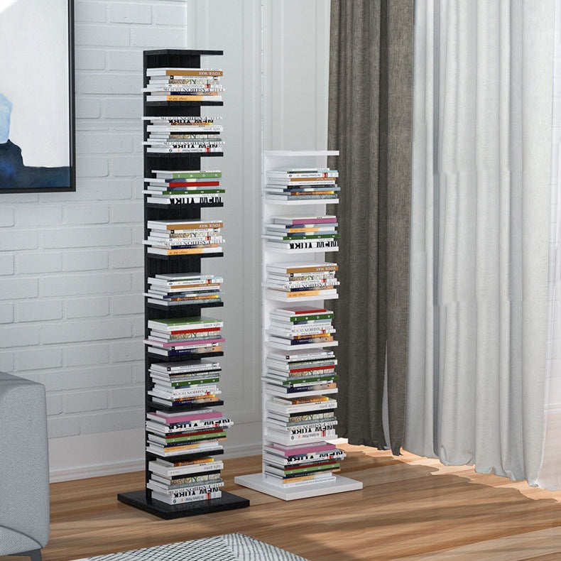 Closed Back Bookshelf Contemporary Style Invisible Bookcase for Study Room and Office Clearhalo 'Bookcases' 'furn' 'furn_bookcases' 'Furniture' 'furniture_bookcases' 'Office Furniture' 5087022