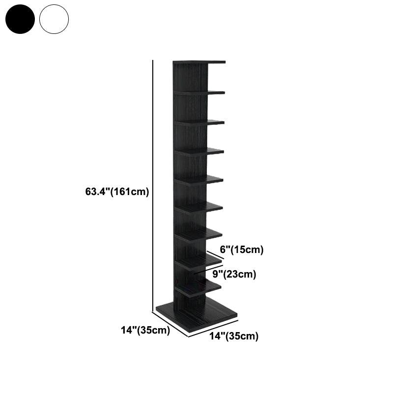Closed Back Bookshelf Contemporary Style Invisible Bookcase for Study Room and Office Clearhalo 'Bookcases' 'furn' 'furn_bookcases' 'Furniture' 'furniture_bookcases' 'Office Furniture' 5087029