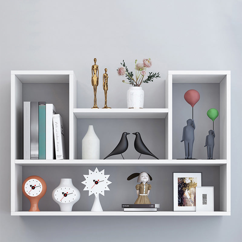 Wall Mounted Bookshelf Contemporary Style Bookcase for Study Room and Office Clearhalo 'Bookcases' 'Furniture' 'furniture_bookcases' 'Office Furniture' 5087030
