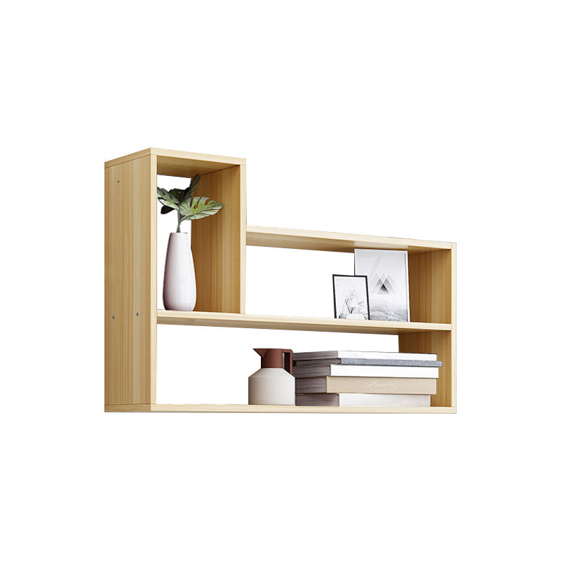 Wall Mounted Bookshelf Contemporary Style Bookcase for Study Room and Office Natural 23.6"L x 5.1"W x 23.6"H Clearhalo 'Bookcases' 'Furniture' 'furniture_bookcases' 'Office Furniture' 5087032