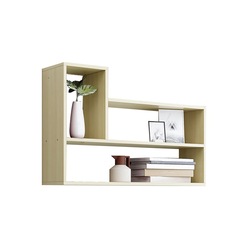 Wall Mounted Bookshelf Contemporary Style Bookcase for Study Room and Office Off-White 31.5"L x 5.9"W x 23.6"H Clearhalo 'Bookcases' 'Furniture' 'furniture_bookcases' 'Office Furniture' 5087041
