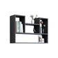 Wall Mounted Bookshelf Contemporary Style Bookcase for Study Room and Office Black 35.4"L x 7.9"W x 29.5"H Clearhalo 'Bookcases' 'Furniture' 'furniture_bookcases' 'Office Furniture' 5087042
