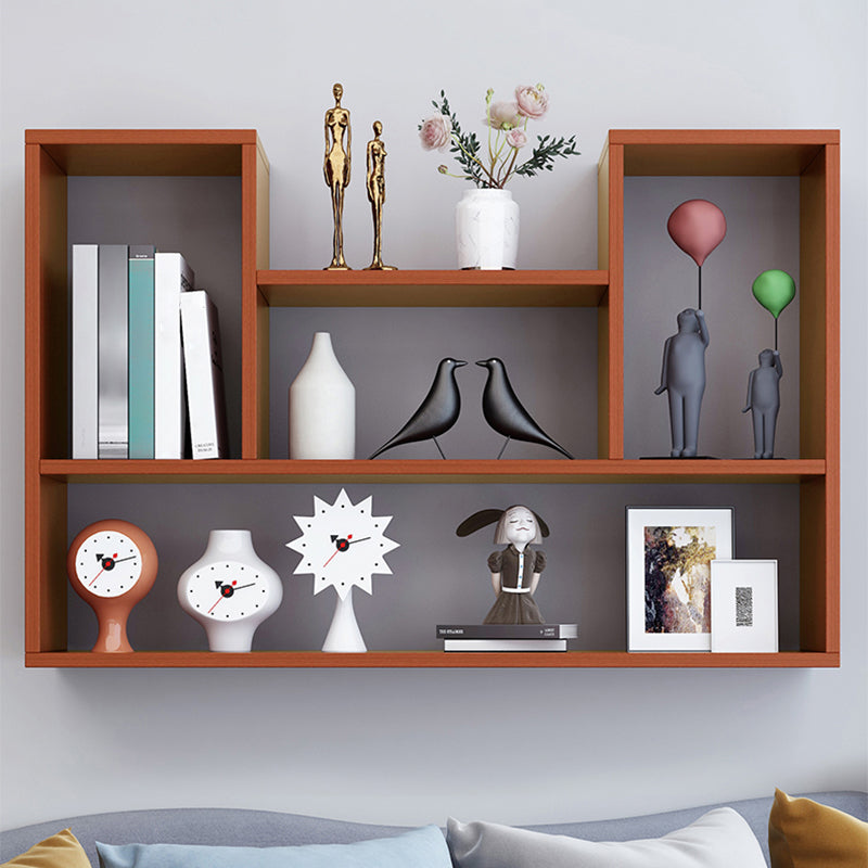 Wall Mounted Bookshelf Contemporary Style Bookcase for Study Room and Office Clearhalo 'Bookcases' 'Furniture' 'furniture_bookcases' 'Office Furniture' 5087043