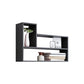 Wall Mounted Bookshelf Contemporary Style Bookcase for Study Room and Office Black 23.6"L x 5.1"W x 23.6"H Clearhalo 'Bookcases' 'Furniture' 'furniture_bookcases' 'Office Furniture' 5087045