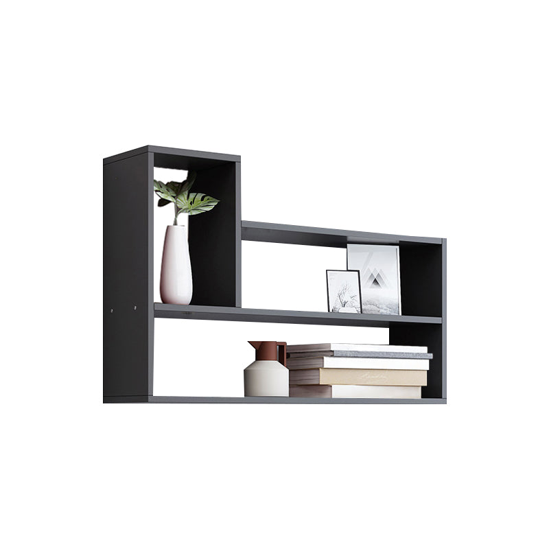 Wall Mounted Bookshelf Contemporary Style Bookcase for Study Room and Office Black 23.6"L x 5.1"W x 23.6"H Clearhalo 'Bookcases' 'Furniture' 'furniture_bookcases' 'Office Furniture' 5087045