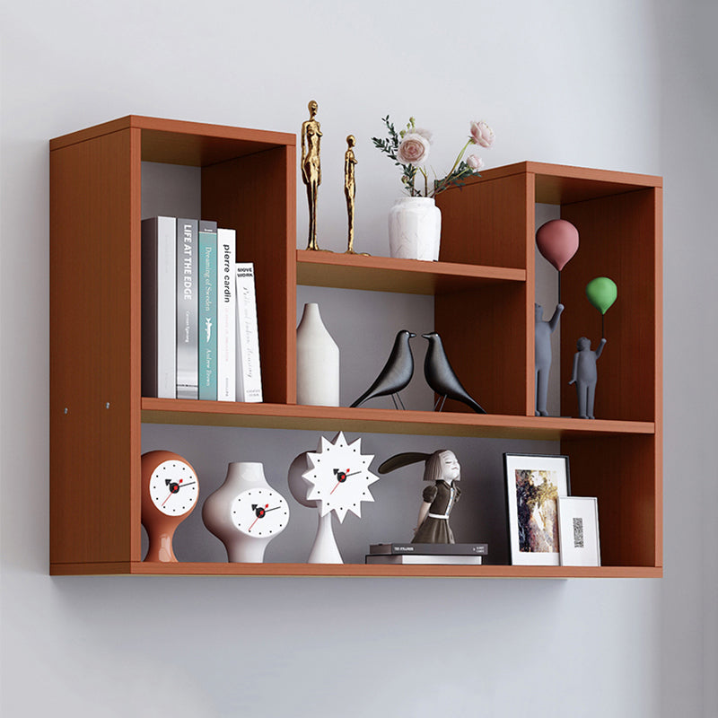 Wall Mounted Bookshelf Contemporary Style Bookcase for Study Room and Office Clearhalo 'Bookcases' 'Furniture' 'furniture_bookcases' 'Office Furniture' 5087051
