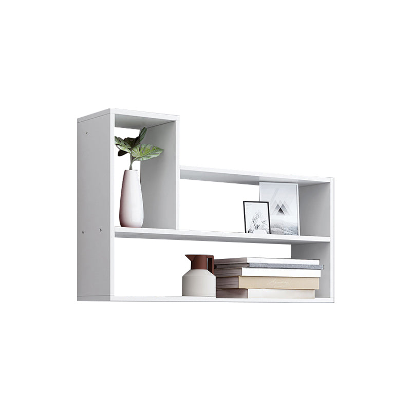 Wall Mounted Bookshelf Contemporary Style Bookcase for Study Room and Office White 23.6"L x 5.1"W x 23.6"H Clearhalo 'Bookcases' 'Furniture' 'furniture_bookcases' 'Office Furniture' 5087053