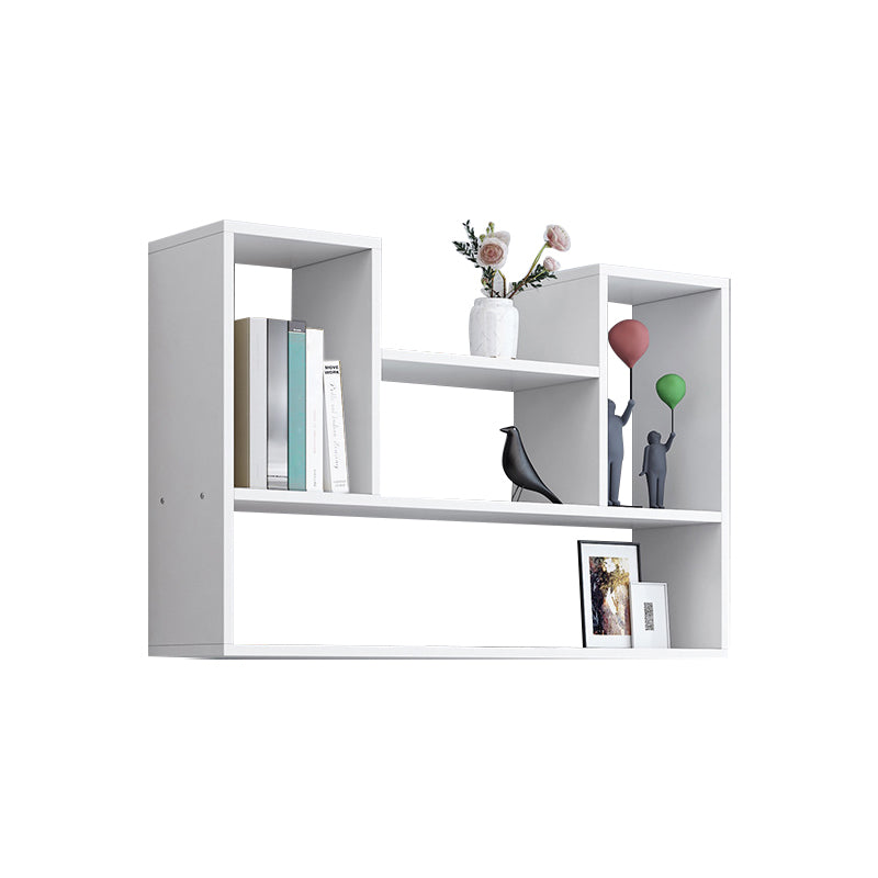 Wall Mounted Bookshelf Contemporary Style Bookcase for Study Room and Office White 35.4"L x 5.9"W x 23.6"H Clearhalo 'Bookcases' 'Furniture' 'furniture_bookcases' 'Office Furniture' 5087061