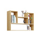 Wall Mounted Bookshelf Contemporary Style Bookcase for Study Room and Office Natural 35.4"L x 5.9"W x 23.6"H Clearhalo 'Bookcases' 'Furniture' 'furniture_bookcases' 'Office Furniture' 5087065