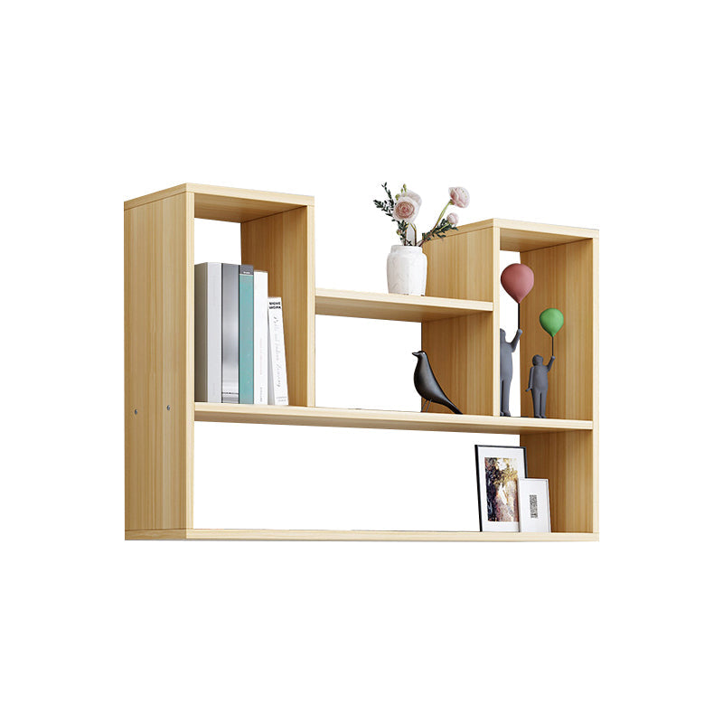 Wall Mounted Bookshelf Contemporary Style Bookcase for Study Room and Office Natural 35.4"L x 5.9"W x 23.6"H Clearhalo 'Bookcases' 'Furniture' 'furniture_bookcases' 'Office Furniture' 5087065