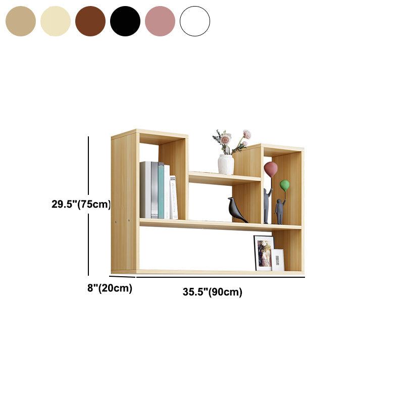 Wall Mounted Bookshelf Contemporary Style Bookcase for Study Room and Office Clearhalo 'Bookcases' 'Furniture' 'furniture_bookcases' 'Office Furniture' 5087068