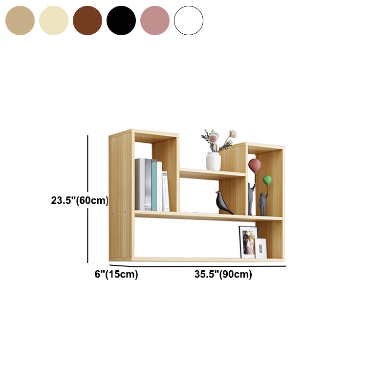 Wall Mounted Bookshelf Contemporary Style Bookcase for Study Room and Office Clearhalo 'Bookcases' 'Furniture' 'furniture_bookcases' 'Office Furniture' 5087069