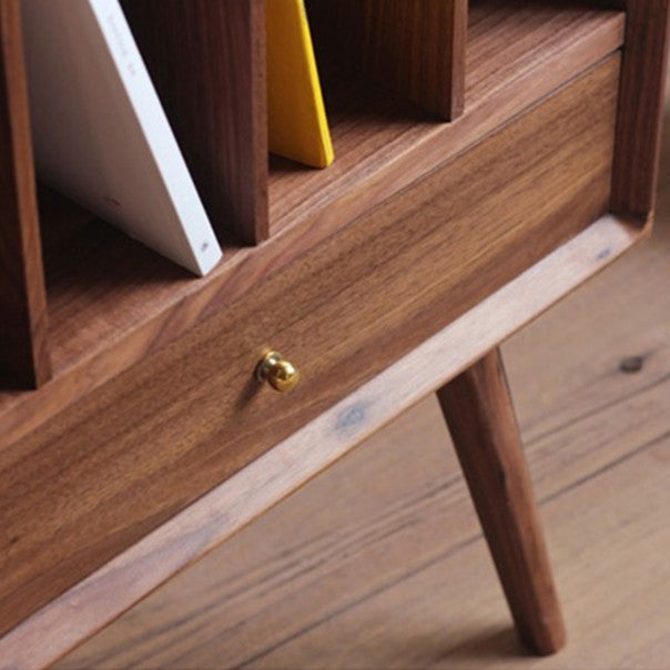 Contemporary Style Bookshelf Closed Back Bookcase for Office and Study Room Clearhalo 'Bookcases' 'furn' 'furn_bookcases' 'Furniture' 'furniture_bookcases' 'Office Furniture' 5087081