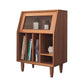 Contemporary Style Bookshelf Closed Back Bookcase for Office and Study Room 18.9"L x 12.6"W x 27.6"H Natural Clearhalo 'Bookcases' 'furn' 'furn_bookcases' 'Furniture' 'furniture_bookcases' 'Office Furniture' 5087082