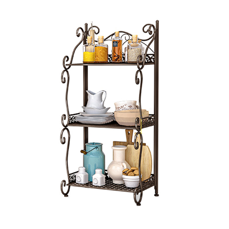 Glam Style Bookcase Shelf Open Back Bookcase for Study Room and Office 13.4"L x 8.3"W x 25.6"H Coffee Clearhalo 'Bookcases' 'furn' 'furn_bookcases' 'Furniture' 'furniture_bookcases' 'Office Furniture' 5087115