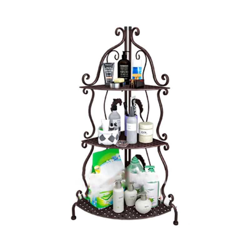 Glam Style Bookcase Shelf Open Back Bookcase for Study Room and Office 11.8"L x 11.8"W x 32.7"H Bronze Clearhalo 'Bookcases' 'furn' 'furn_bookcases' 'Furniture' 'furniture_bookcases' 'Office Furniture' 5087129