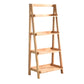 Contemporary Style Ladder Bookcase Wooden Vertical Open Back Book Shelf 23.6"L x 14.2"W x 55.1"H Natural Clearhalo 'Bookcases' 'furn' 'furn_bookcases' 'Furniture' 'furniture_bookcases' 'Office Furniture' 5087166