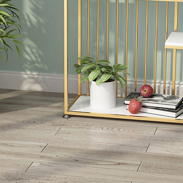 Glam Style Open Bookshelf Metal 6-shelf Bookcase for Home Office Clearhalo 'Bookcases' 'furn' 'furn_bookcases' 'Furniture' 'furniture_bookcases' 'Office Furniture' 5087183