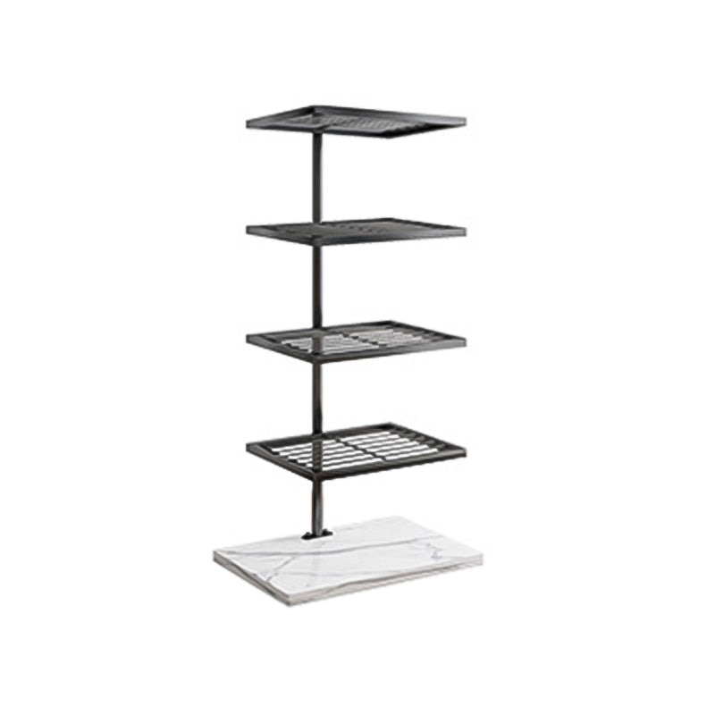 Contemporary Style Bookshelf Invisible Open Back Bookcase for Home and Office 15.7"L x 11"W x 31.1"H Black Clearhalo 'Bookcases' 'furn' 'furn_bookcases' 'Furniture' 'furniture_bookcases' 'Office Furniture' 5087195