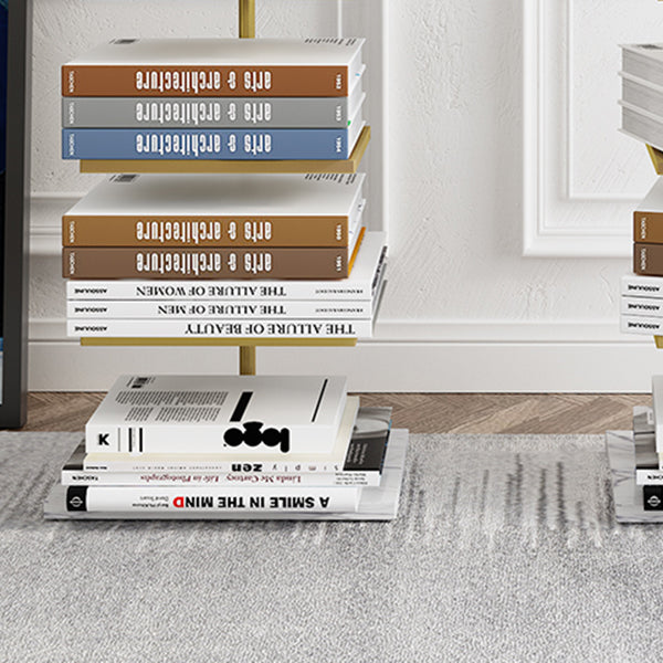 Contemporary Style Bookshelf Invisible Open Back Bookcase for Home and Office Clearhalo 'Bookcases' 'furn' 'furn_bookcases' 'Furniture' 'furniture_bookcases' 'Office Furniture' 5087201