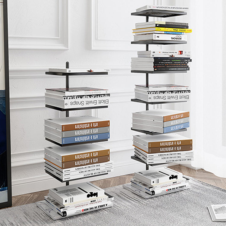 Contemporary Style Bookshelf Invisible Open Back Bookcase for Home and Office Clearhalo 'Bookcases' 'furn' 'furn_bookcases' 'Furniture' 'furniture_bookcases' 'Office Furniture' 5087206