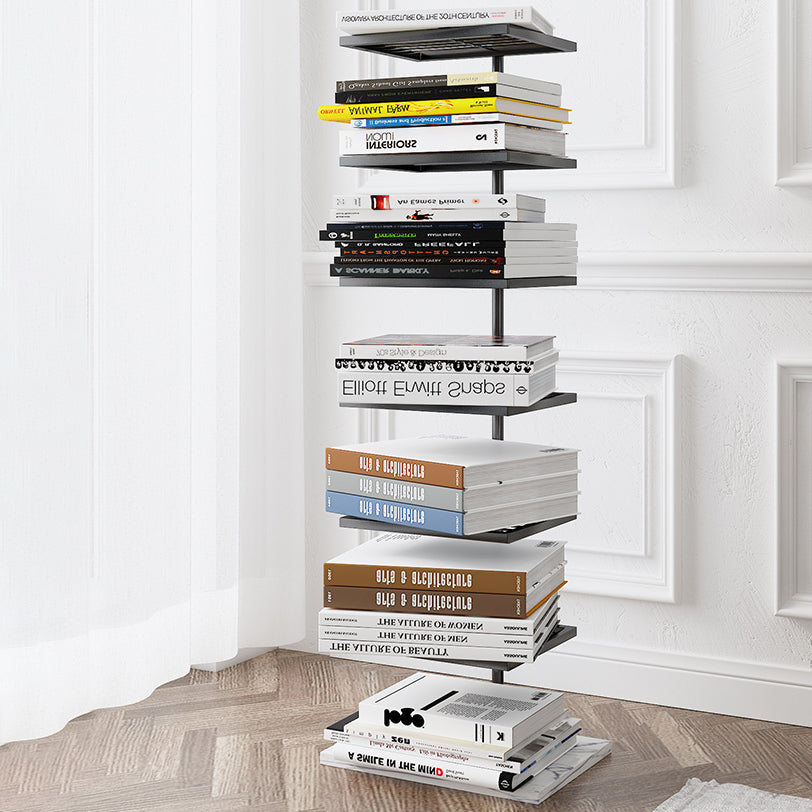 Contemporary Style Bookshelf Invisible Open Back Bookcase for Home and Office Clearhalo 'Bookcases' 'furn' 'furn_bookcases' 'Furniture' 'furniture_bookcases' 'Office Furniture' 5087208