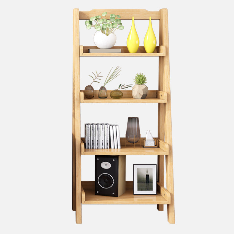 Contemporary Style Ladder Bookcase Wooden Vertical Book Shelf Clearhalo 'Bookcases' 'furn' 'furn_bookcases' 'Furniture' 'furniture_bookcases' 'Office Furniture' 5087220