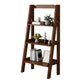 Contemporary Style Ladder Bookcase Wooden Vertical Book Shelf 23.6"L x 12.6"W x 47.2"H Brown Clearhalo 'Bookcases' 'furn' 'furn_bookcases' 'Furniture' 'furniture_bookcases' 'Office Furniture' 5087223