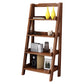 Contemporary Style Ladder Bookcase Wooden Vertical Book Shelf 23.6"L x 14.2"W x 55.1"H Brown Clearhalo 'Bookcases' 'furn' 'furn_bookcases' 'Furniture' 'furniture_bookcases' 'Office Furniture' 5087228