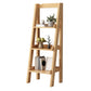 Contemporary Style Ladder Bookcase Wooden Vertical Book Shelf 17.3"L x 12.6"W x 47.2"H Natural Clearhalo 'Bookcases' 'furn' 'furn_bookcases' 'Furniture' 'furniture_bookcases' 'Office Furniture' 5087230