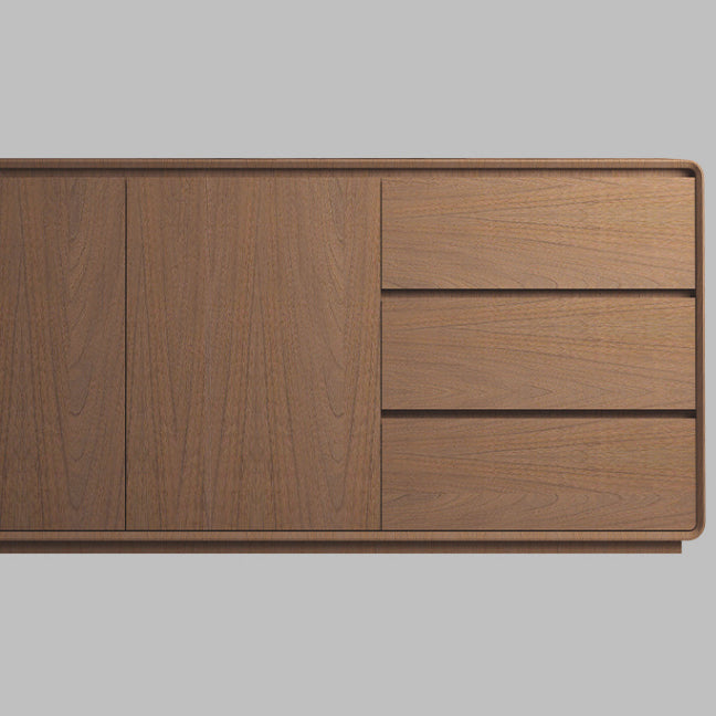 3-Drawer Engineered Wood Sideboard Modern Credenza with Stone Countertop for Living Room Clearhalo 'buffet_sideboard' 'Buffets & Sideboards' 'furn' 'furn_buffet_sideboard' 'Furniture' 'furniture_buffet_sideboard' 'Kitchen & Dining Furniture' 5087308