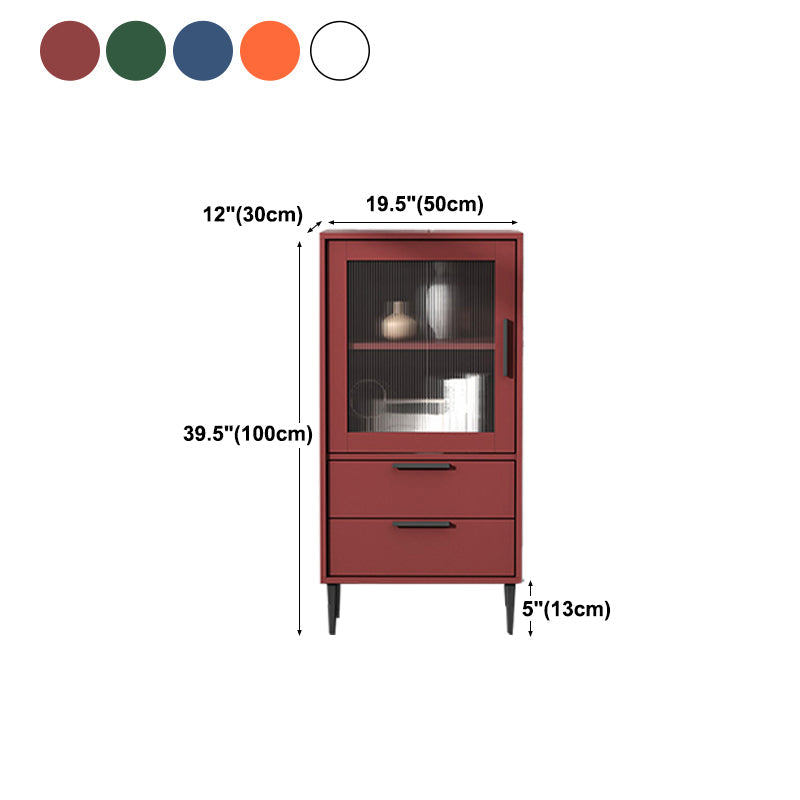 20-inch Length Minimalism Cupboard 2 Drawer and 1 Door Sideboard for Living Room Clearhalo 'buffet_sideboard' 'Buffets & Sideboards' 'furn' 'furn_buffet_sideboard' 'Furniture' 'furniture_buffet_sideboard' 'Kitchen & Dining Furniture' 5087383