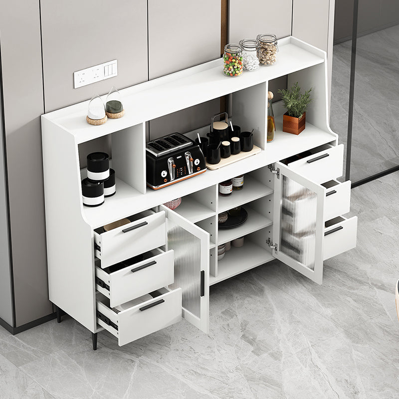 Contemporary Wood Sideboard 50-inch Height Cupboard for Living Room Clearhalo 'buffet_sideboard' 'Buffets & Sideboards' 'furn' 'furn_buffet_sideboard' 'Furniture' 'furniture_buffet_sideboard' 'Kitchen & Dining Furniture' 5087419