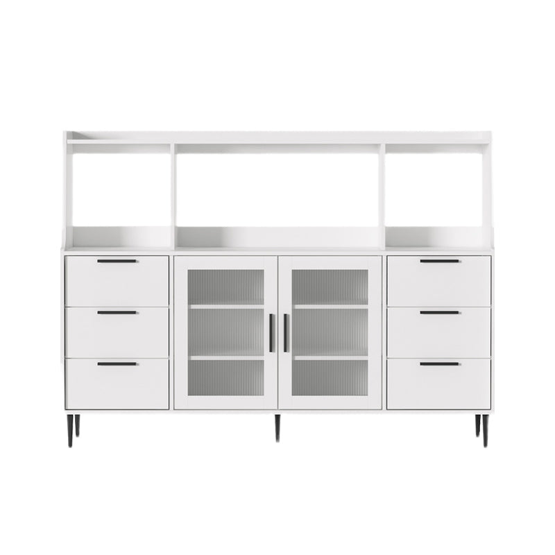 Contemporary Wood Sideboard 50-inch Height Cupboard for Living Room Clearhalo 'buffet_sideboard' 'Buffets & Sideboards' 'furn' 'furn_buffet_sideboard' 'Furniture' 'furniture_buffet_sideboard' 'Kitchen & Dining Furniture' 5087421