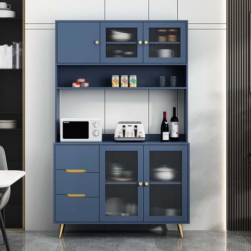 3 Drawer Sideboard Glam Style 78-inch Height Cupboard for Living Room Clearhalo 'buffet_sideboard' 'Buffets & Sideboards' 'furn' 'furn_buffet_sideboard' 'Furniture' 'furniture_buffet_sideboard' 'Kitchen & Dining Furniture' 5087434