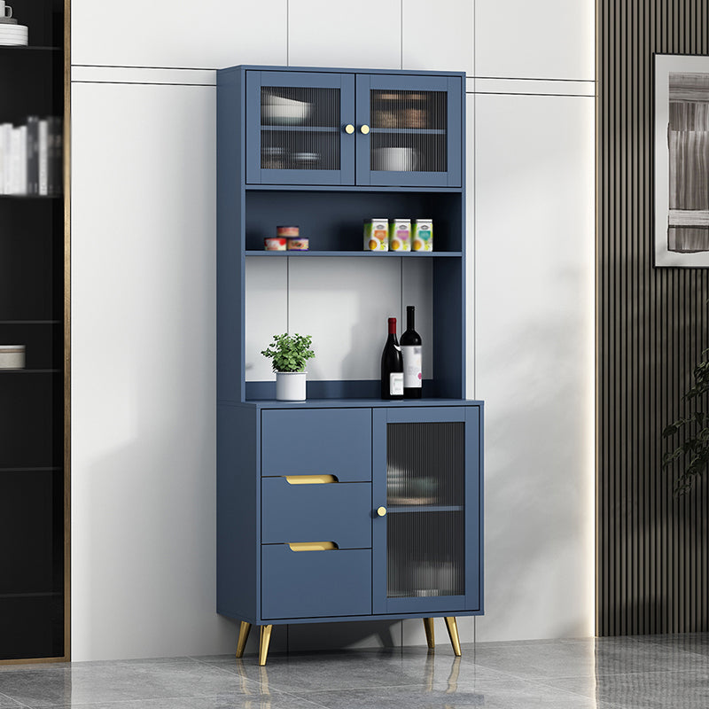 3 Drawer Sideboard Glam Style 78-inch Height Cupboard for Living Room Clearhalo 'buffet_sideboard' 'Buffets & Sideboards' 'furn' 'furn_buffet_sideboard' 'Furniture' 'furniture_buffet_sideboard' 'Kitchen & Dining Furniture' 5087437
