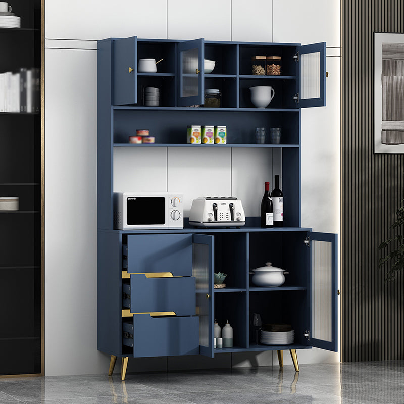 3 Drawer Sideboard Glam Style 78-inch Height Cupboard for Living Room Clearhalo 'buffet_sideboard' 'Buffets & Sideboards' 'furn' 'furn_buffet_sideboard' 'Furniture' 'furniture_buffet_sideboard' 'Kitchen & Dining Furniture' 5087438