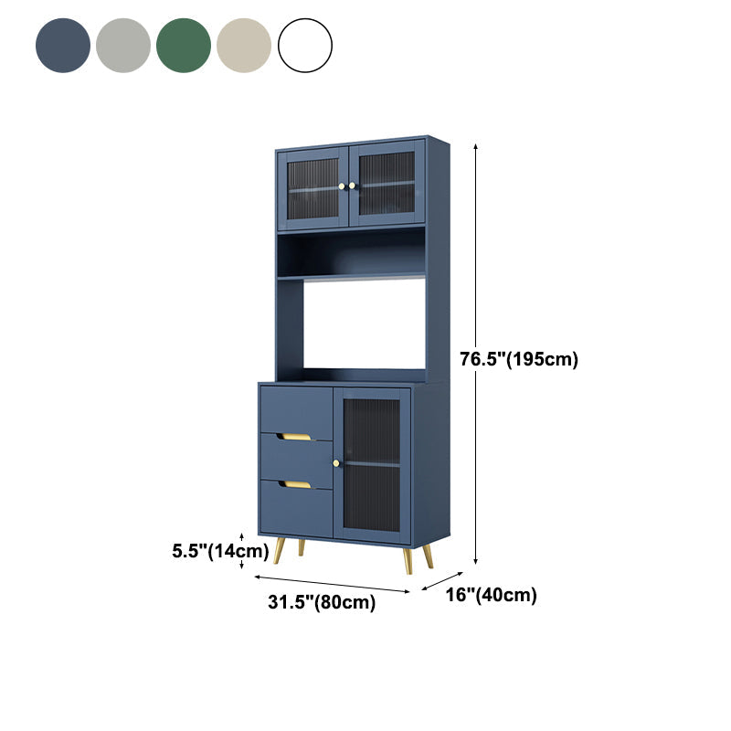 3 Drawer Sideboard Glam Style 78-inch Height Cupboard for Living Room Clearhalo 'buffet_sideboard' 'Buffets & Sideboards' 'furn' 'furn_buffet_sideboard' 'Furniture' 'furniture_buffet_sideboard' 'Kitchen & Dining Furniture' 5087452