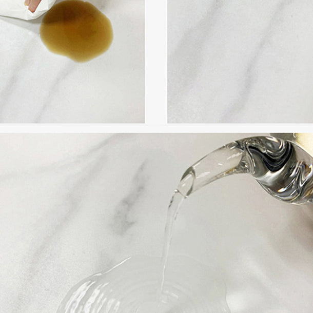 Glam Style Rectangular Office Desk White Top Writing Desk with Sled Base Clearhalo 'furn' 'furn_office_desk' 'Furniture' 'furniture_office_desk' 'Office Desks' 'Office Furniture' 'office_desk' 5087509