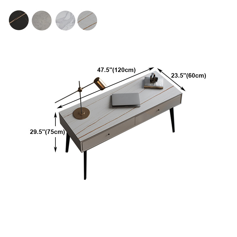 Industrial Style Writing Desk Rectangular Office Desk with Drawers Clearhalo 'furn' 'furn_office_desk' 'Furniture' 'furniture_office_desk' 'Office Desks' 'Office Furniture' 'office_desk' 5087534