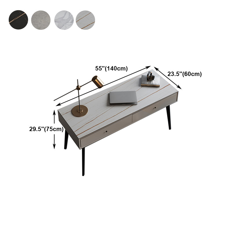 Industrial Style Writing Desk Rectangular Office Desk with Drawers Clearhalo 'furn' 'furn_office_desk' 'Furniture' 'furniture_office_desk' 'Office Desks' 'Office Furniture' 'office_desk' 5087535
