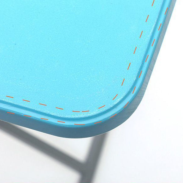 Curved Contemporary Writing Desk Plastic Adjustable Folding Desk,25.2"L x 17.7"W Clearhalo 'furn' 'furn_office_desk' 'Furniture' 'furniture_office_desk' 'Office Desks' 'Office Furniture' 'office_desk' 5087639