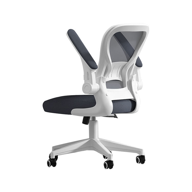 Middle/High Back Office Chair Upholstered Adjustable Arm Office Chair Clearhalo 'Furniture' 'furniture_office_chair' 'Office Chairs' 'Office Furniture' 'office_chair' 5087751