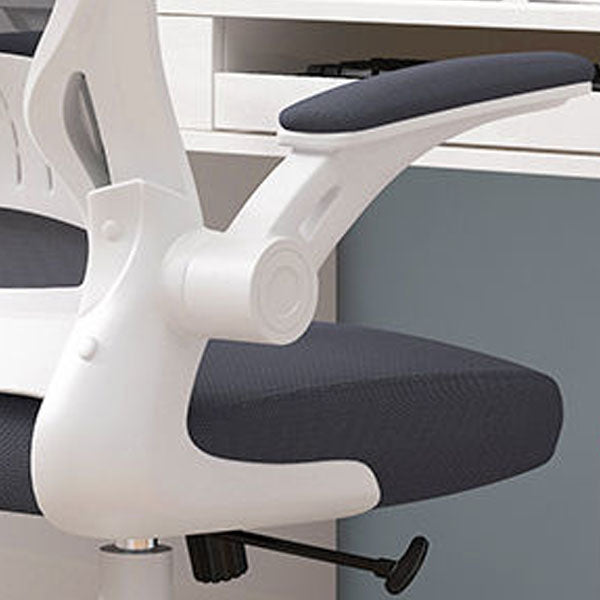 Middle/High Back Office Chair Upholstered Adjustable Arm Office Chair Clearhalo 'Furniture' 'furniture_office_chair' 'Office Chairs' 'Office Furniture' 'office_chair' 5087758