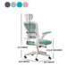 Middle/High Back Office Chair Upholstered Adjustable Arm Office Chair Clearhalo 'Furniture' 'furniture_office_chair' 'Office Chairs' 'Office Furniture' 'office_chair' 5087762